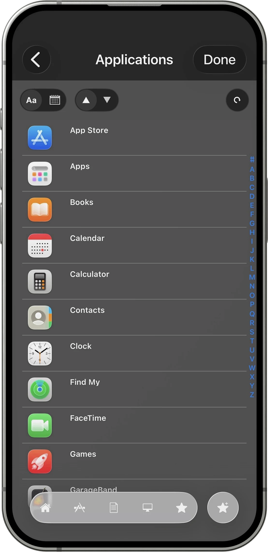 Mobile Mouse file browser