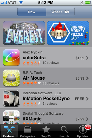 apple app store new noteworthy